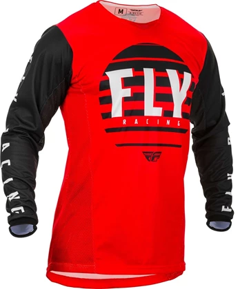Fly Racer Factory LS Jersey bmx shirt rood
