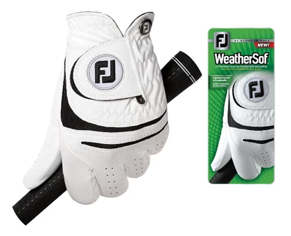 Footjoy Weathersof Links golf handschoenen he wit