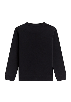 Fred Perry Embroidered casual sweater jongens zwart