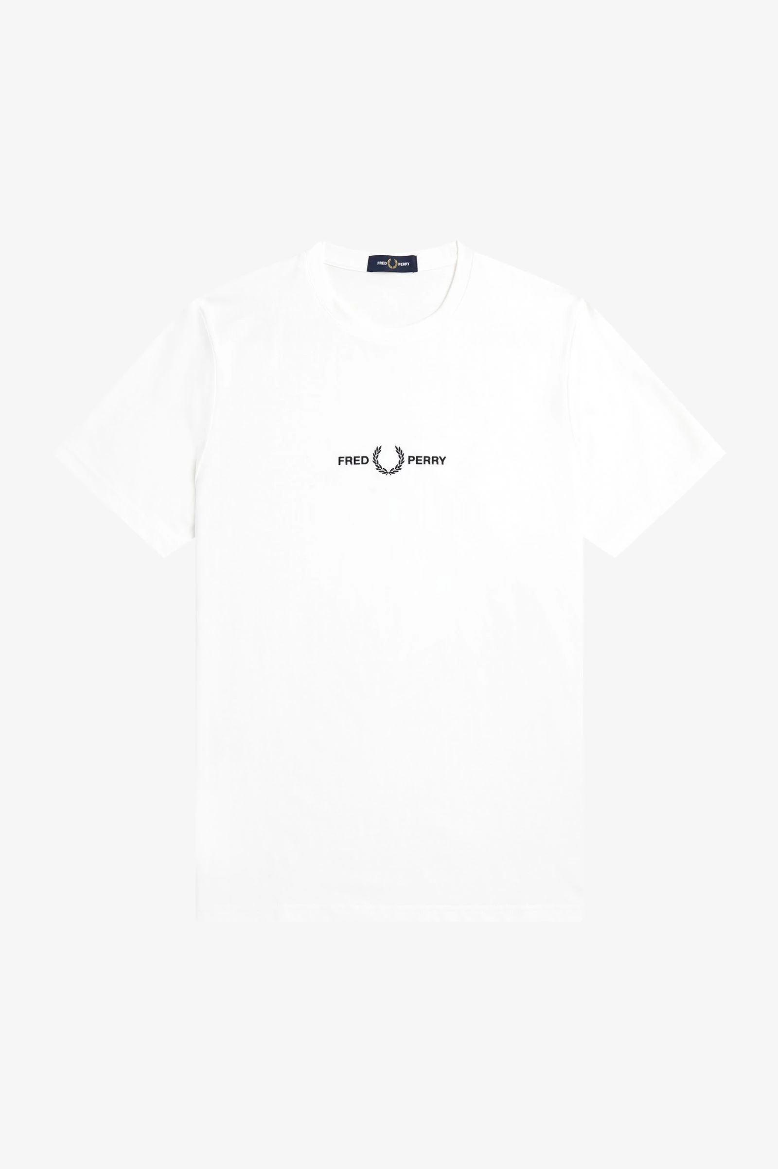 Fred Perry Embroidered casual t-shirt heren