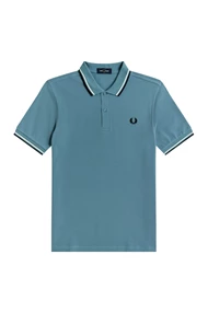 Fred Perry M12 Twin Tipped heren polo blauw