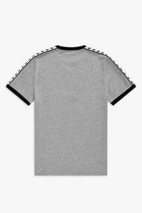 Fred Perry Taped Ringer Tee sportshirt heren antraciet