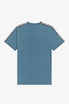 Fred Perry Taped Ringer Tee sportshirt heren blauw