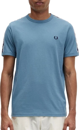 Fred Perry Tipped casual t-shirt jongens blauw