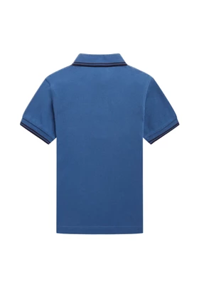 Fred Perry Tipped polo jongens blauw
