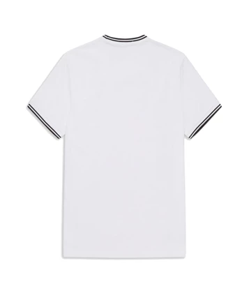 Fred Perry Twin tipped Tee casual t-shirt heren wit