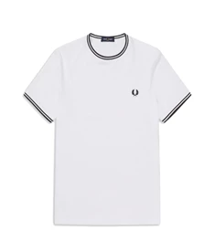 Fred Perry Twin tipped Tee heren shirt wit