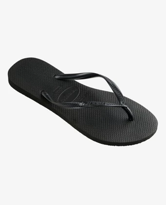 Havaianas Slim slippers dames zwart