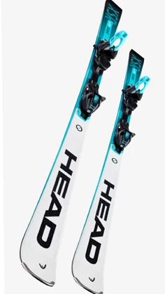 Head Worlcup Rebels E.XSR EMC sportcarve ski's aqua-azur