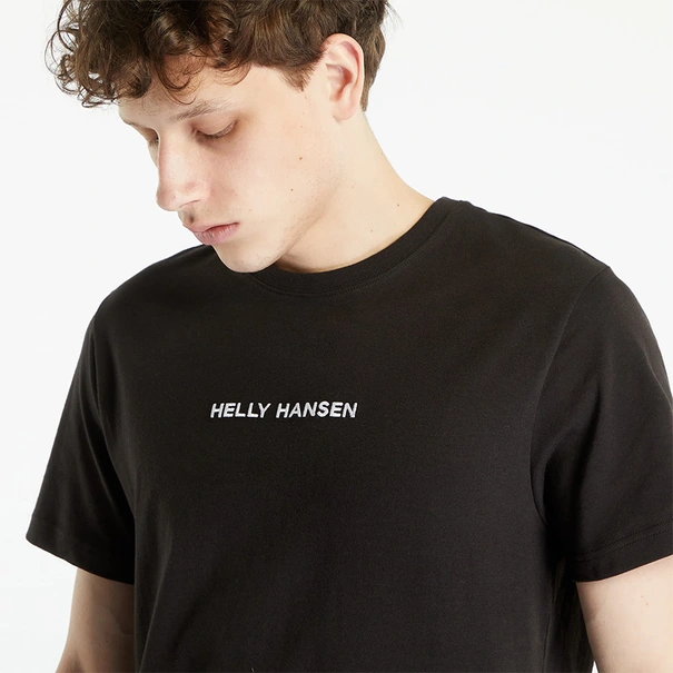 Helly Hansen Core Graphic casual t-shirt heren zwart
