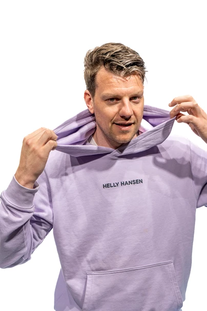 Helly Hansen Core Graphic Sweat casual sweater heren lila