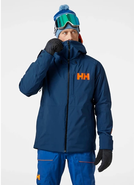 Helly Hansen Powderface ski jas heren blauw