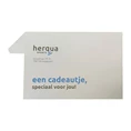 Herqua Cadeau Bon 7.50 Euro cadaeubon blauw