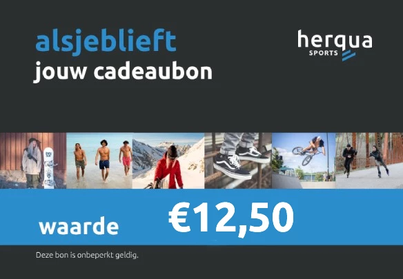 Herqua Cadeaubon 12.50 Euro cadaeubon