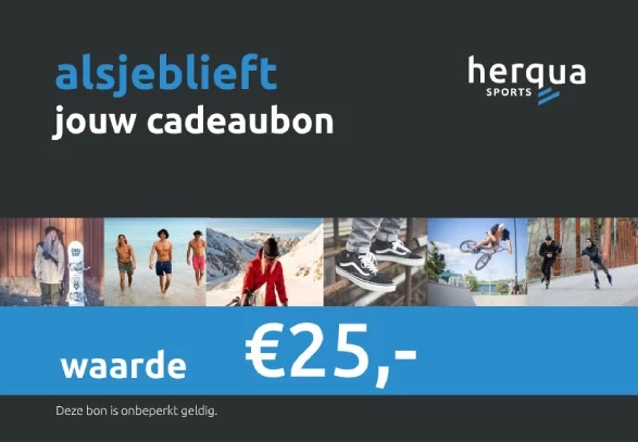 Herqua Cadeaubon 25.00 euro cadaeubon