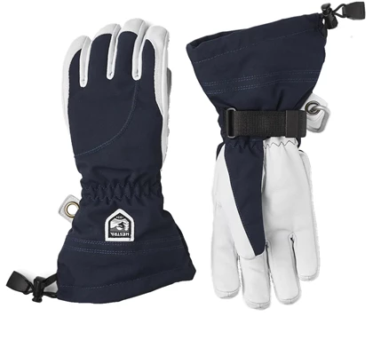Hestra Heli Ski Female 5 Finger ski handschoenen dames donkerblauw