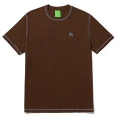 HUF Contrast Crown heren t-shirt bruin