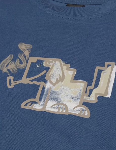HUF Mod-Dog S/S Tee casual t-shirt heren donkerblauw