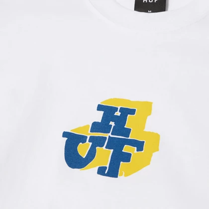 HUF Morex Remix S/S Tee casual t-shirt heren wit