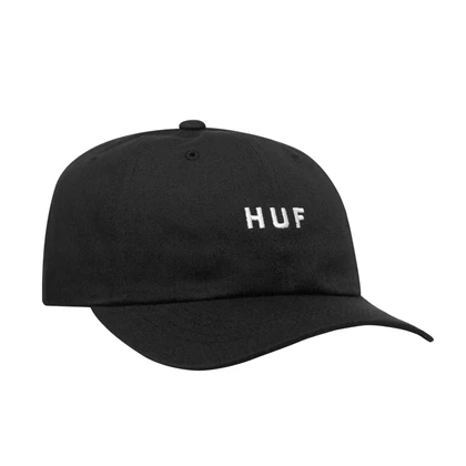 HUF OG Logo CV 6 Panel pet sk. zwart