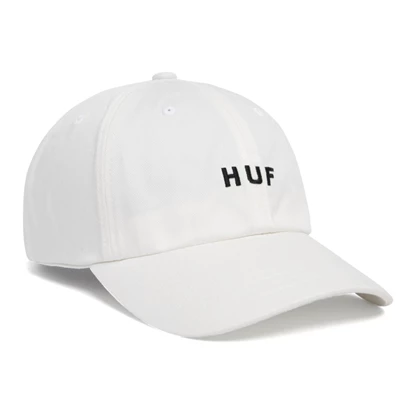 HUF OG Logo CV 6 Panel pet skate wit