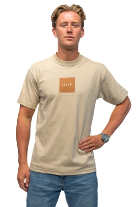 HUF Set Box S/S t-shirt heren beige