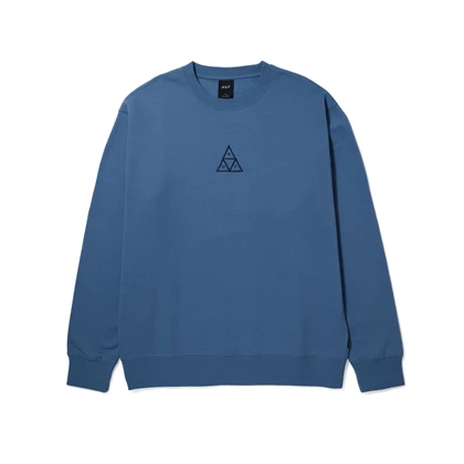 HUF Set Triple Triangle Crewneck casual sweater heren blauw