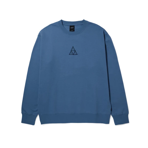 HUF Set Triple Triangle Crewneck casual sweater heren blauw