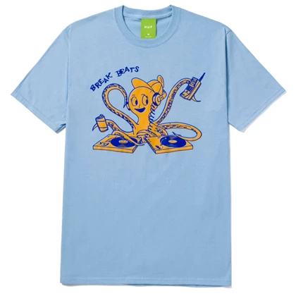 HUF Water Dog S/S casual t-shirt heren blauw