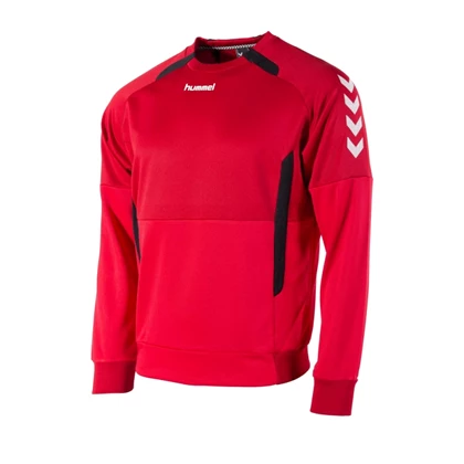 Hummel Authentic round neck voetbal sweater rood