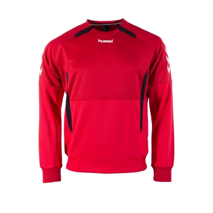 Hummel Authentic round neck voetbal sweater rood