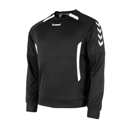 Hummel Authentic round neck voetbal sweater zwart