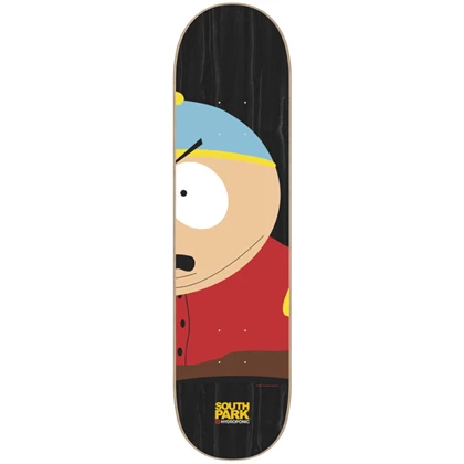 Hydroponic South Park Collab Cartman 8.0 skateboard deck zwart dessin