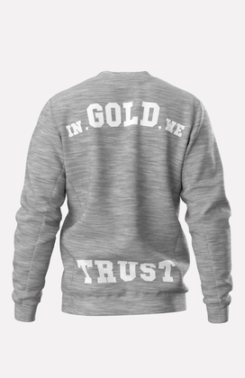In Gold We Trust Kids The Slim 2.0 sweater casual jongens grijs