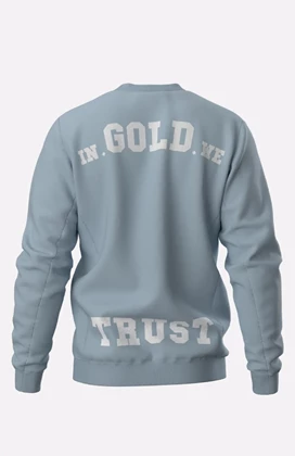 In Gold We Trust Kids The Slim 2.0 sweater jongens blauw