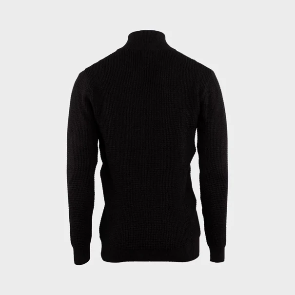 Kronstadt Abel Zip casual sweater heren zwart