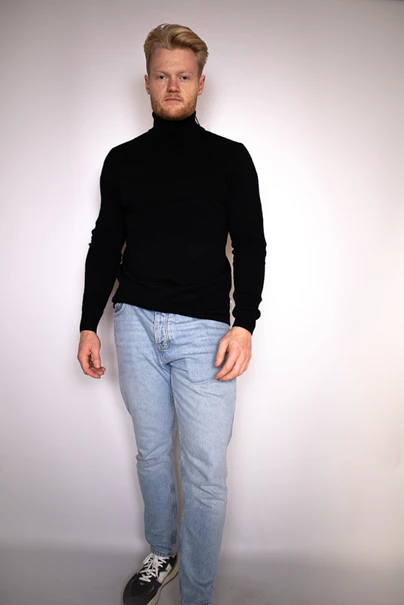 Kronstadt Fisker casual sweater heren zwart