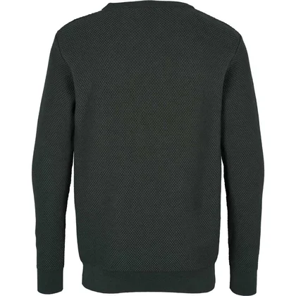 Kronstadt Gavin Cotton casual sweater heren donkergroen