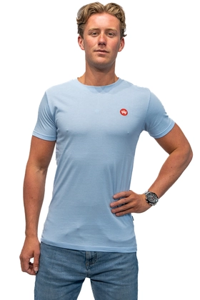 Kronstadt Timmi Organic casual t-shirt heren blauw
