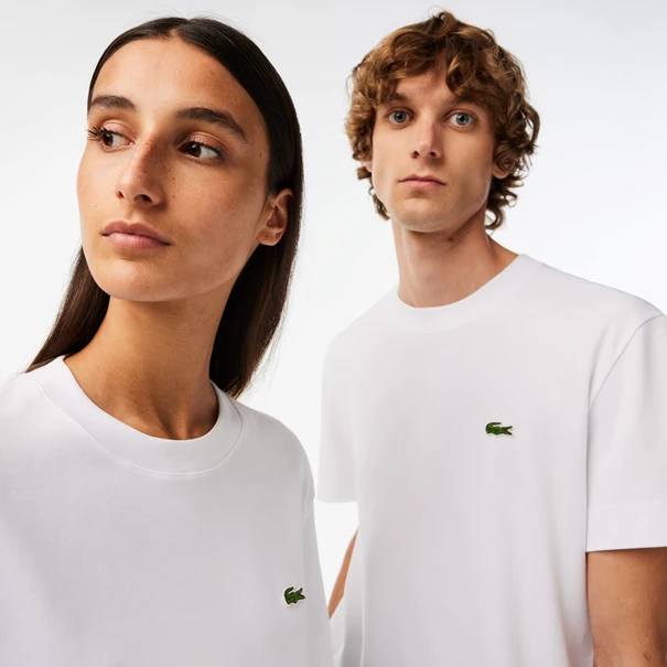 Lacoste 1HT1 casual t-shirt heren wit