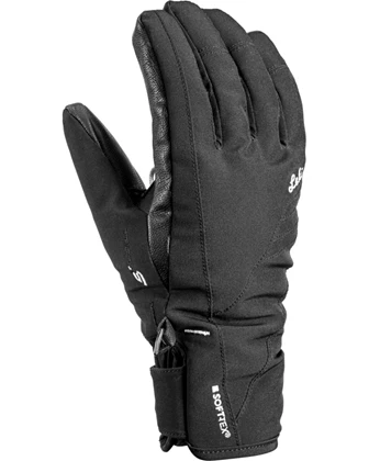 Leki Cerro Black Incl. Trigger Systeem ski handschoenen vinger dames zwart
