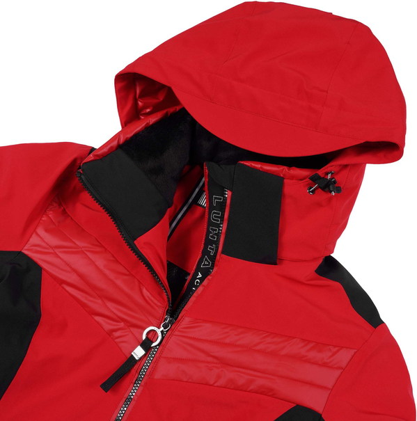 Luhta Karravaara ski jas dames rood dessin