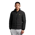 Lyle and Scott Back Stretch Quilted casual winterjas heren zwart