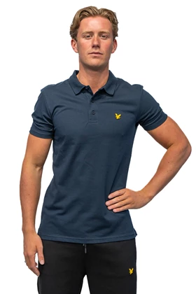 Lyle and Scott Sport SS polo heren donkerblauw