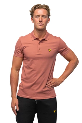 Lyle and Scott Sport SS polo heren roze