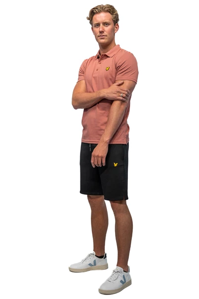 Lyle and Scott Sport SS polo heren roze