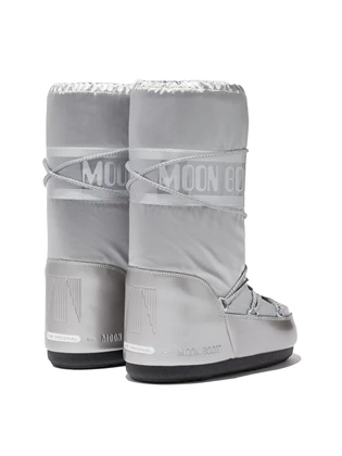 Moonboot Icon Glance snowboots dames zilver