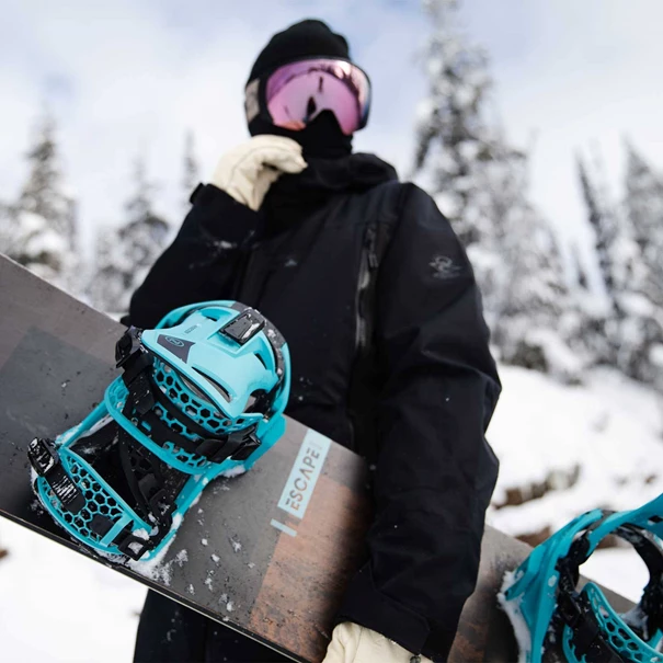 Nidecker Supermatic snowboard binding blauw