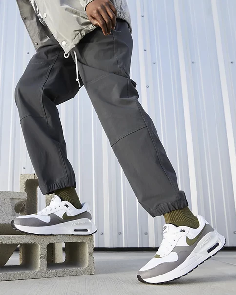 Nike Air Max System sneakers heren wit