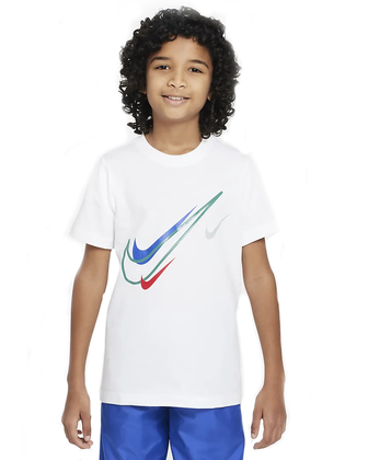 Nike B NSW SOS SS TEE casaul t-shirt jongens wit